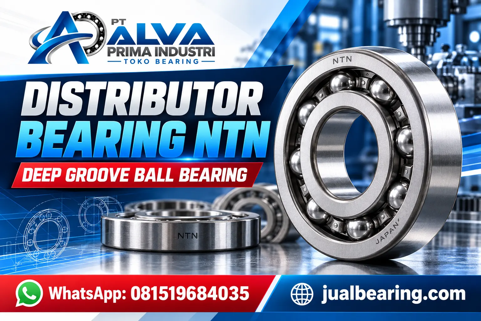 Distributor Bearing NTN Deep Groove Ball
