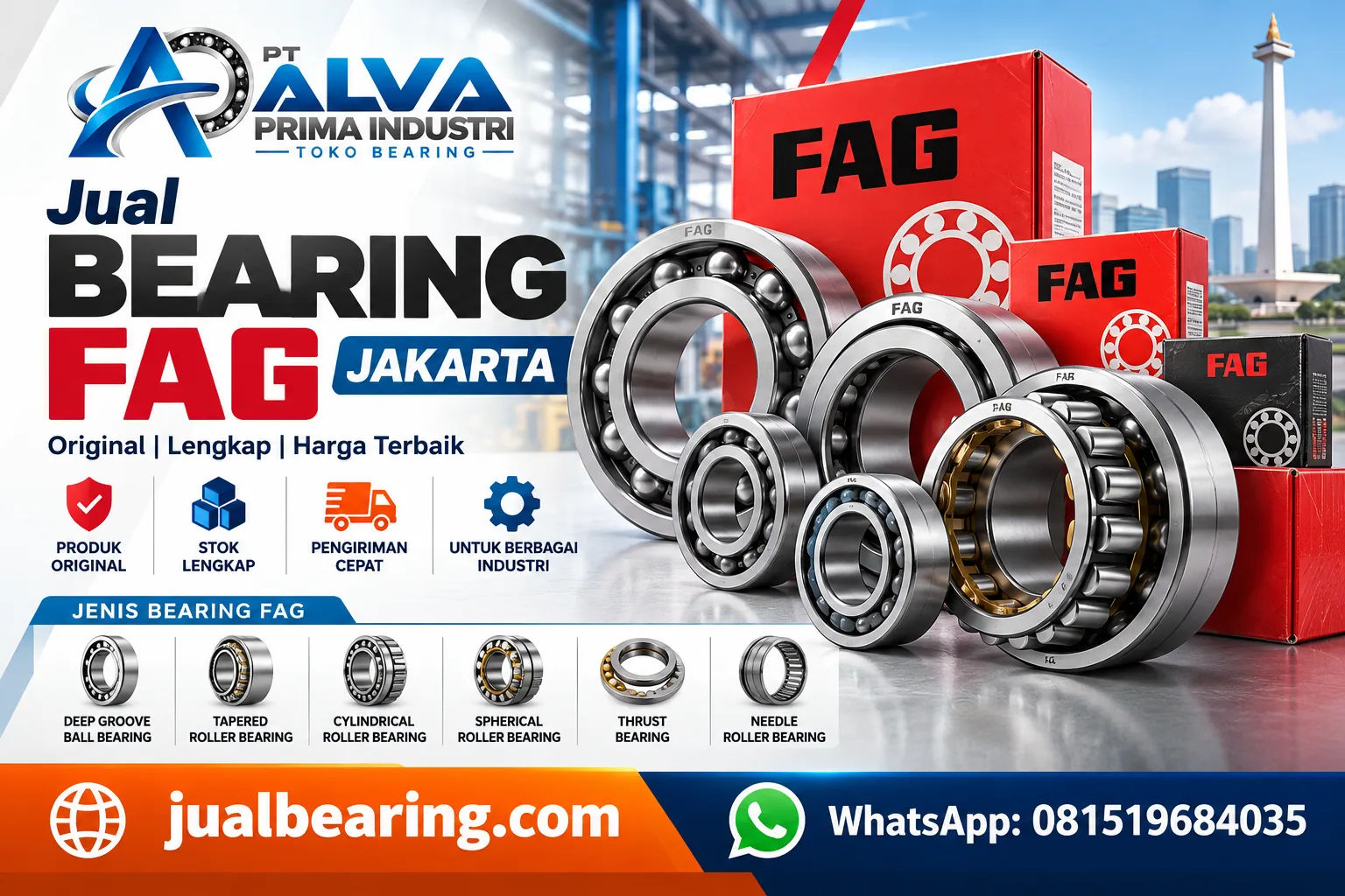 Jual Bearing FAG Jakarta