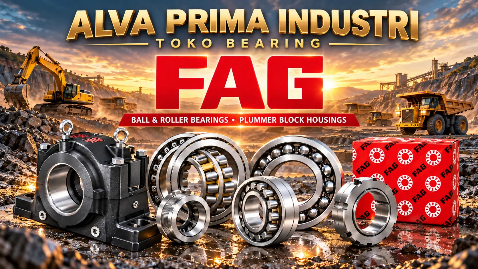 Alva Prima - Jual Bearing FAG untuk kebutuhan industri dan pertambangan