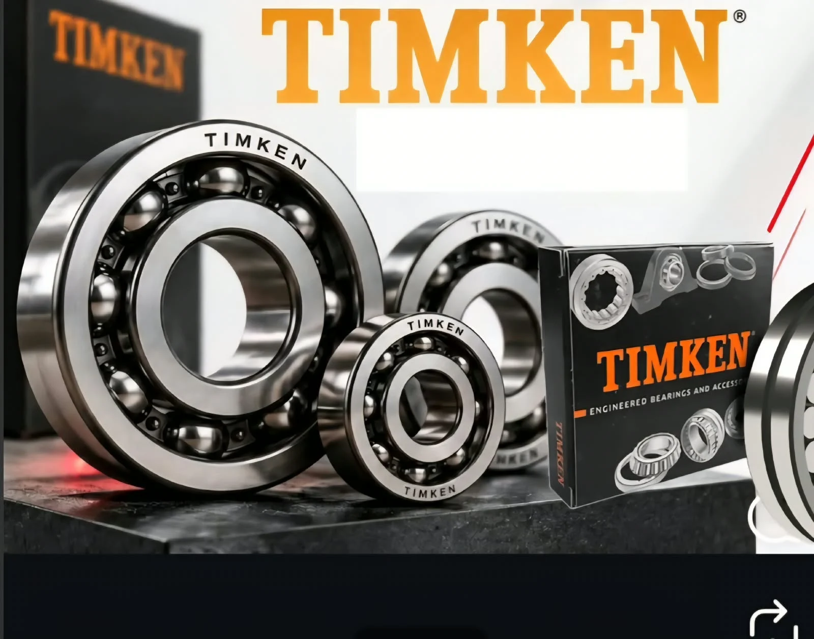 Produk bearing TIMKEN 4