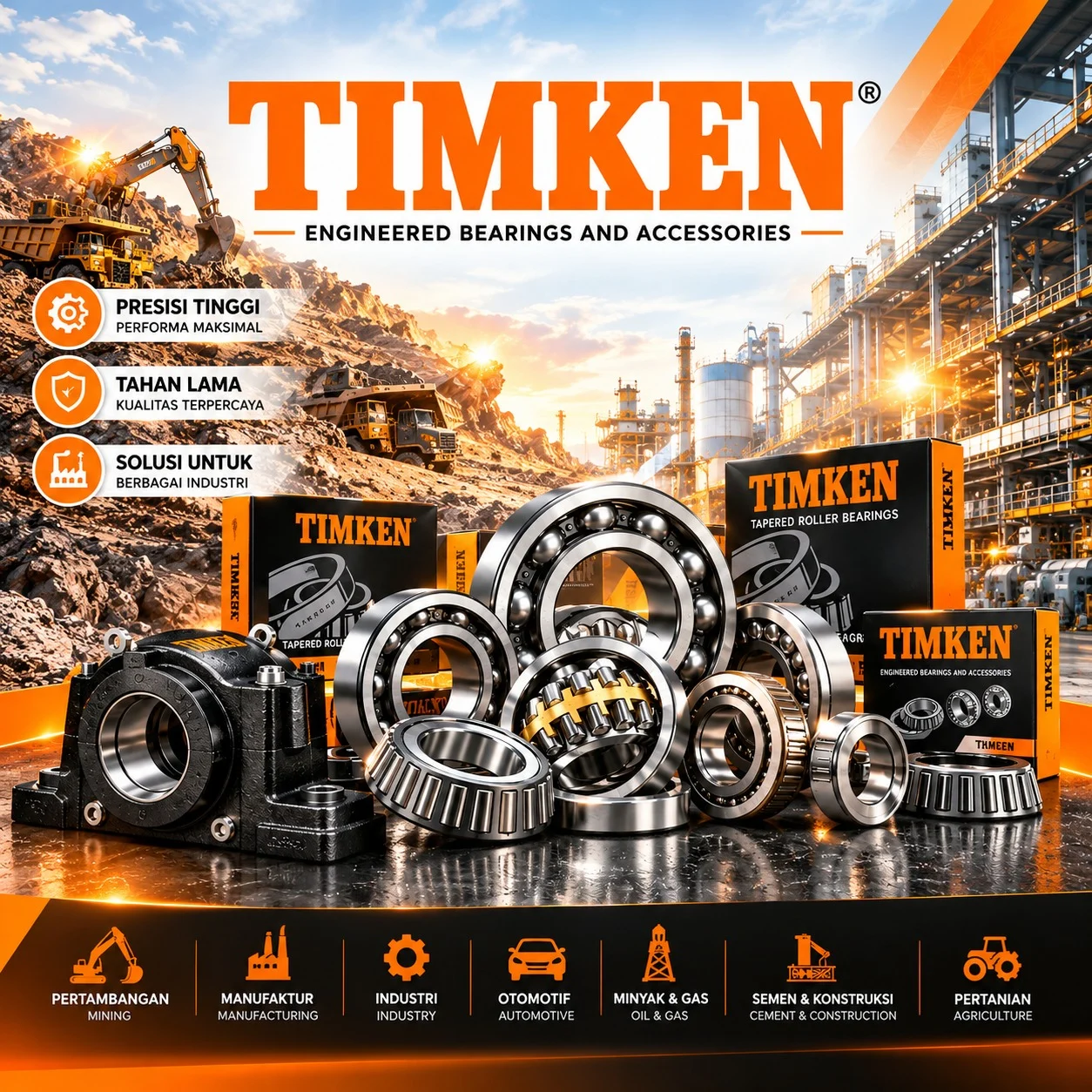 Banner katalog bearing TIMKEN Alva Prima